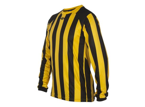 UMBRO Bilbao Stripe Jsy Gul/Svart XL Randig matchtröja lång ärm 